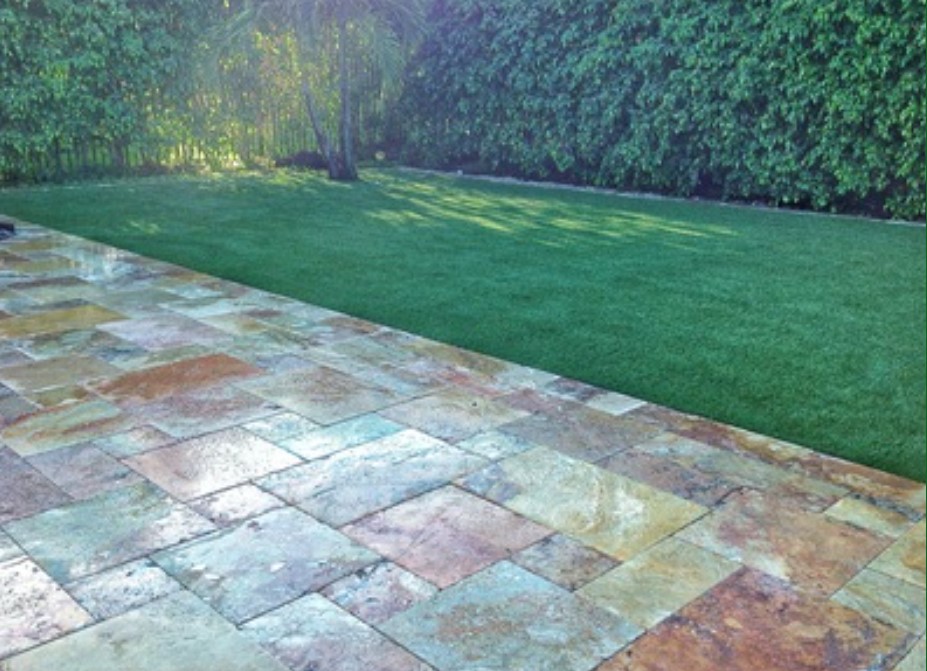 4 Benefits of Synthetic Turf. Synthetic turf on a property