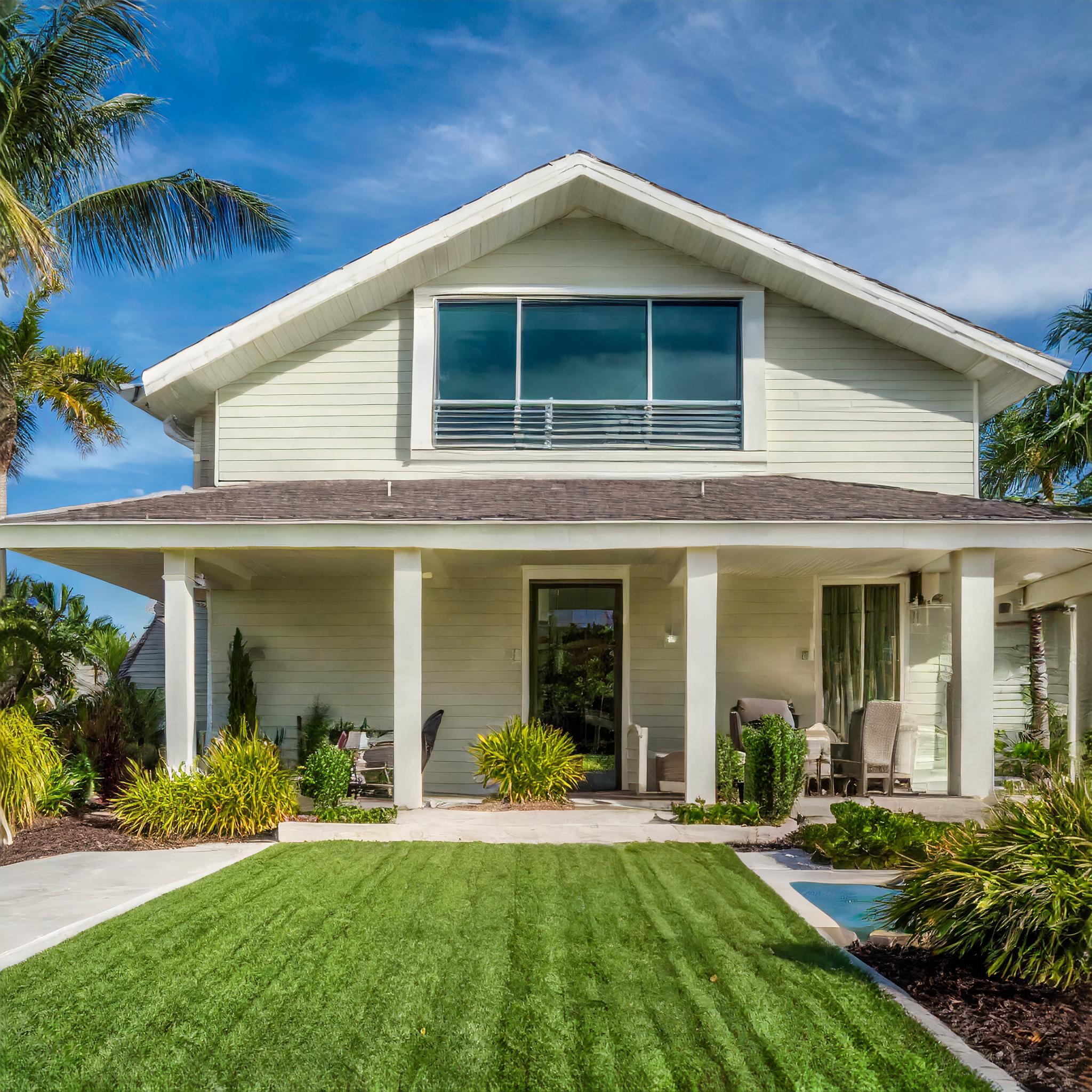 synthetic grass yard for south florida home
